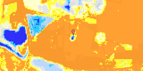 Ekstrem regn på Holtbjergvej 4