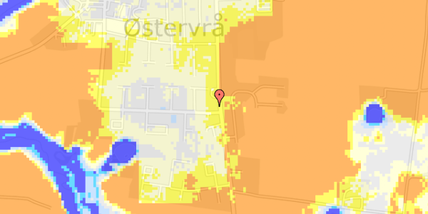 Ekstrem regn på Højlundsvej 79