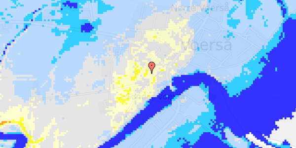 Ekstrem regn på Klydevej 8A