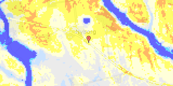 Ekstrem regn på Skævevej 59