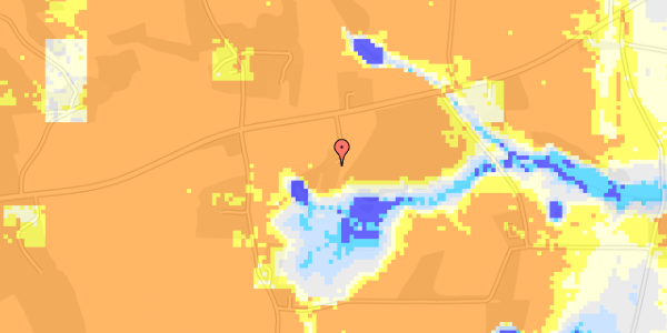 Ekstrem regn på Sdr. Kirkevej 59