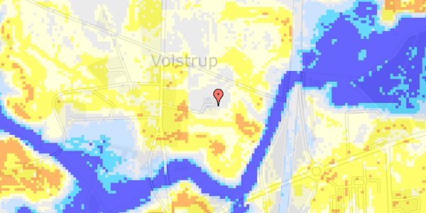 Ekstrem regn på Volstrupvej 18