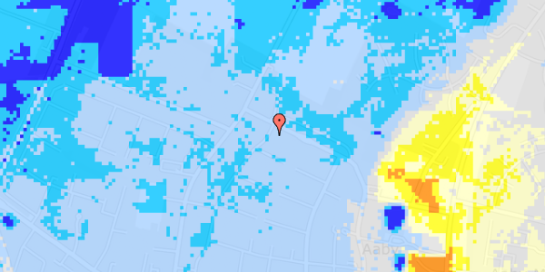 Ekstrem regn på Mortensgade 42