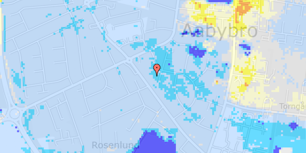 Ekstrem regn på Rosenvænget 12