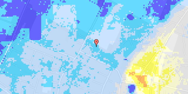 Ekstrem regn på St. Blichersvej 11