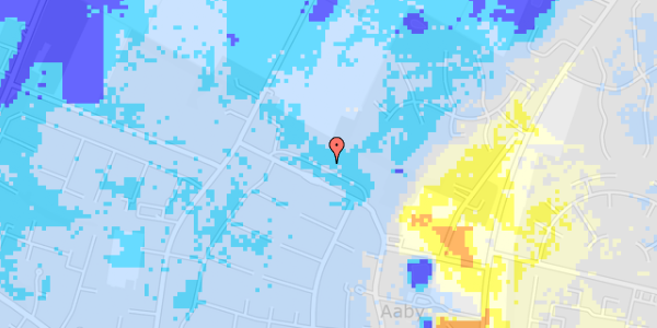 Ekstrem regn på St. Blichersvej 27