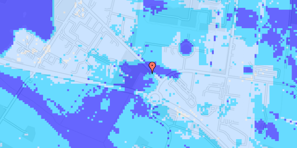 Ekstrem regn på Østergade 130