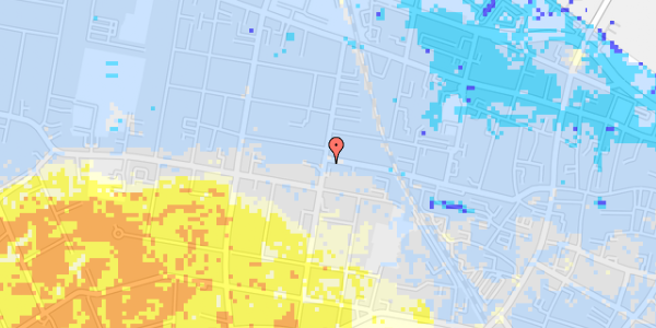 Ekstrem regn på Absalonsgade 2, 3. 4