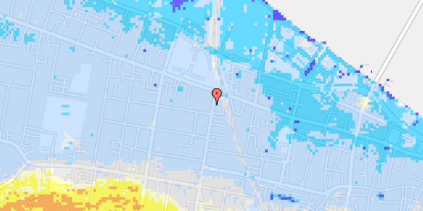 Ekstrem regn på Absalonsgade 33, 3. tv