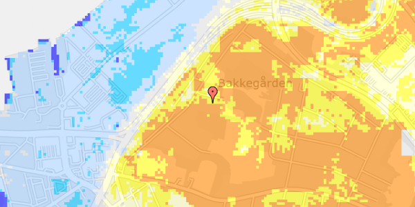 Ekstrem regn på Bakkegårdsvej 28A, st. 10