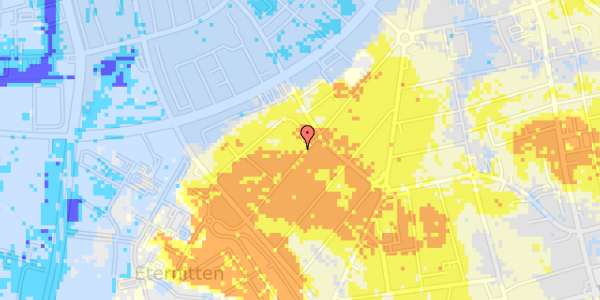 Ekstrem regn på Bernstorffsgade 28