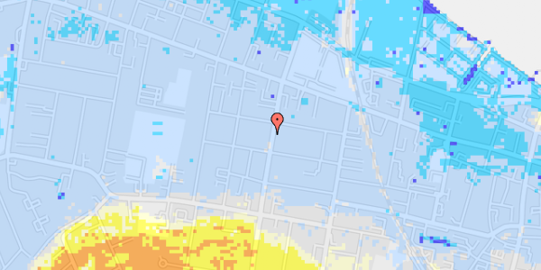 Ekstrem regn på Dannebrogsgade 29, 1. th