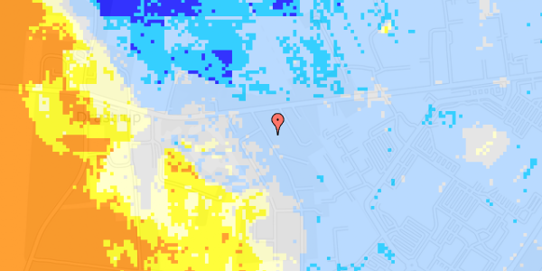 Ekstrem regn på Drastrup Skovvej 5