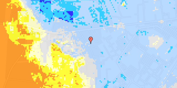 Ekstrem regn på Drastrup Skovvej 9