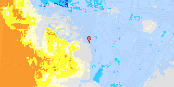 Ekstrem regn på Drastrup Skovvej 20