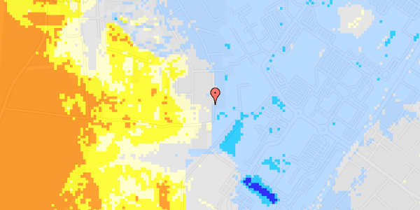 Ekstrem regn på Drastrup Skovvej 32