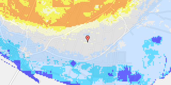 Ekstrem regn på Dronningensgade 30, 2. th