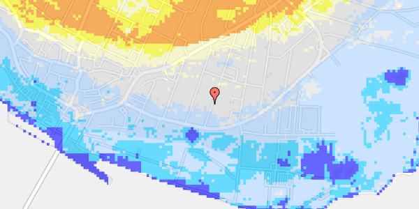 Ekstrem regn på Dronningensgade 41