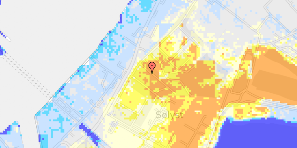 Ekstrem regn på Dybdalsvej 8