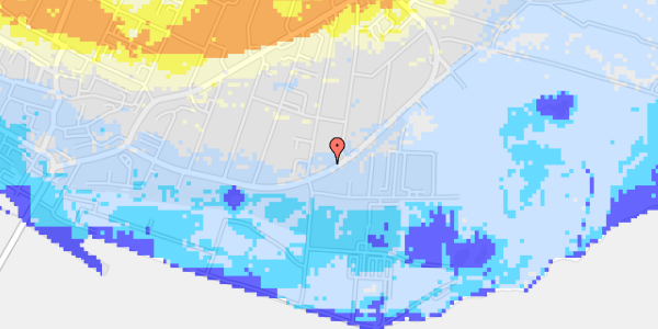 Ekstrem regn på Engvej 32, 1. th