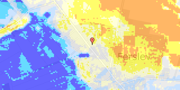 Ekstrem regn på Ferslev Byvej 17