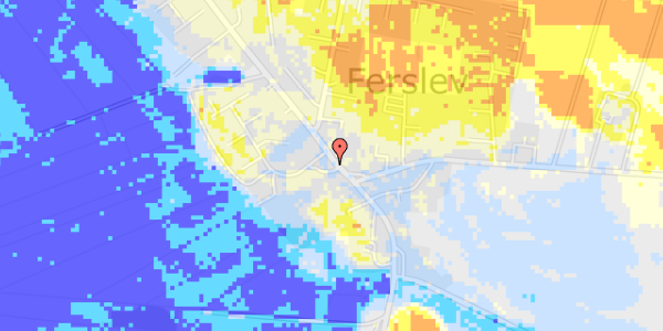 Ekstrem regn på Ferslev Byvej 34