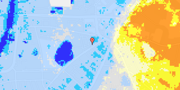 Ekstrem regn på Finlandsgade 12, 3. th