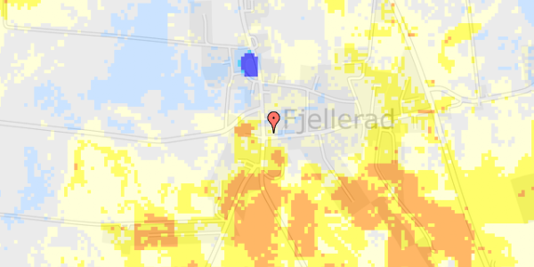 Ekstrem regn på Fjellerad Bygade 53, st. th