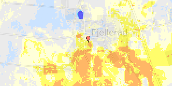 Ekstrem regn på Fjellerad Bygade 55