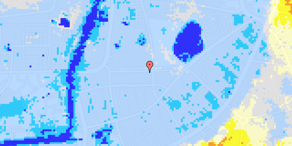 Ekstrem regn på Fyensgade 38, 4. th