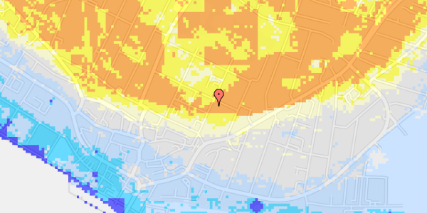 Ekstrem regn på Galstersgade 9, st. th