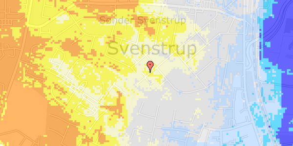 Ekstrem regn på Gammel Viborgvej 50