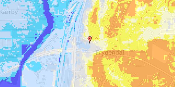 Ekstrem regn på Glentevej 8A