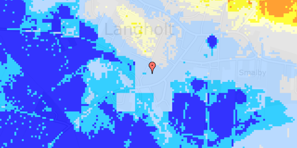 Ekstrem regn på Godtlandsvej 31