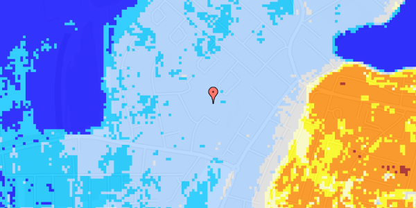 Ekstrem regn på Guldborghaven 18