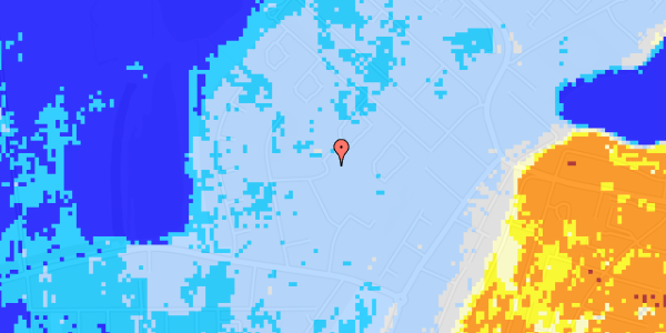 Ekstrem regn på Guldborghaven 38