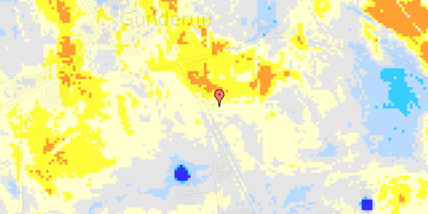 Ekstrem regn på Hadsund Landevej 541