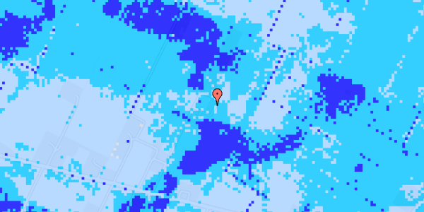 Ekstrem regn på Halsvej 91