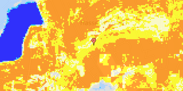 Ekstrem regn på Hasserisvej 131