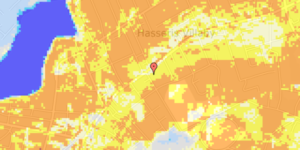 Ekstrem regn på Hasserisvej 135