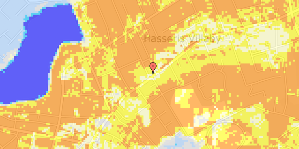 Ekstrem regn på Hasserisvej 144