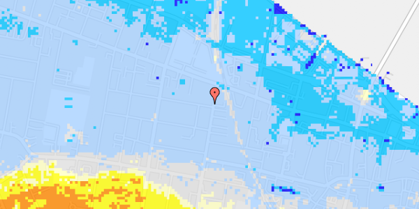 Ekstrem regn på Helgolandsgade 2, st. 