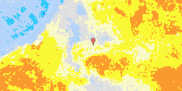 Ekstrem regn på Herskindsgade 4