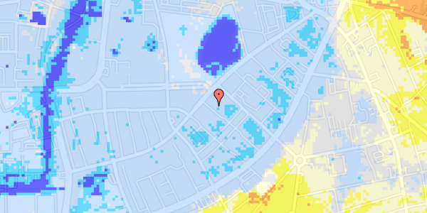 Ekstrem regn på Himmerlandsgade 5, 2. th