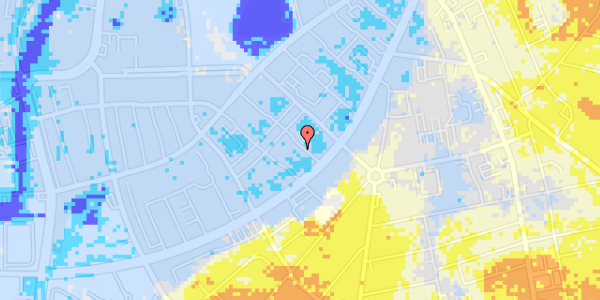 Ekstrem regn på Himmerlandsgade 26, 2. th