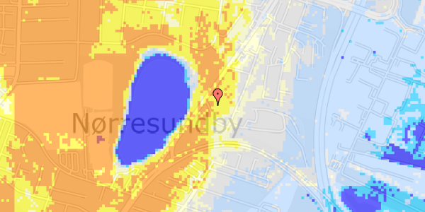 Ekstrem regn på Hjørringvej 39B, st. th