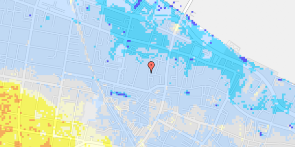 Ekstrem regn på Holbergsgade 14, st. th