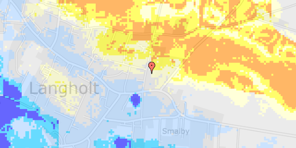 Ekstrem regn på Horsens Kirkevej 10