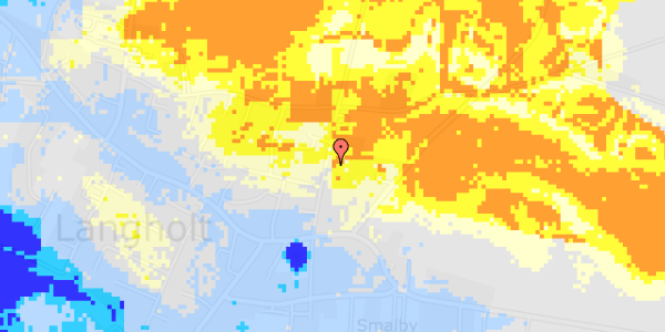 Ekstrem regn på Horsens Kirkevej 12