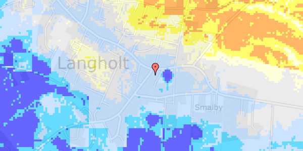 Ekstrem regn på Horsensvej 3